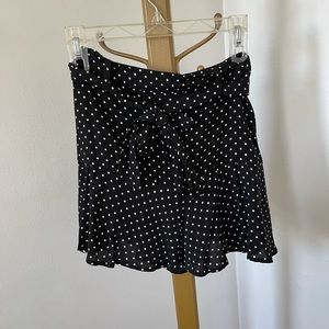 Zara dotted skirt with built in shorts